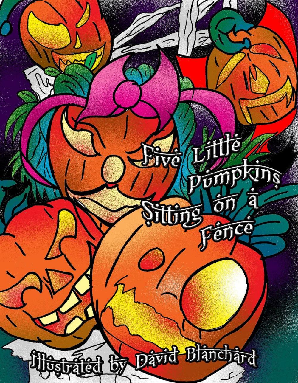 Big bigCover of Five Little Pumpkins Sitting on a Fence