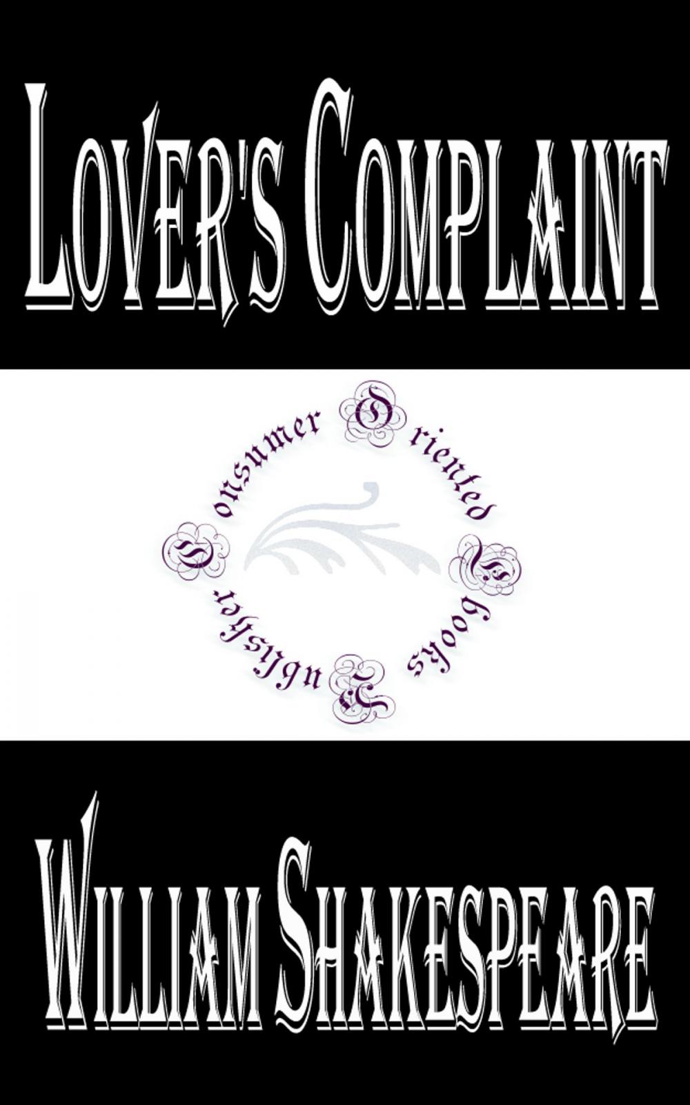 Big bigCover of Lover's Complaint