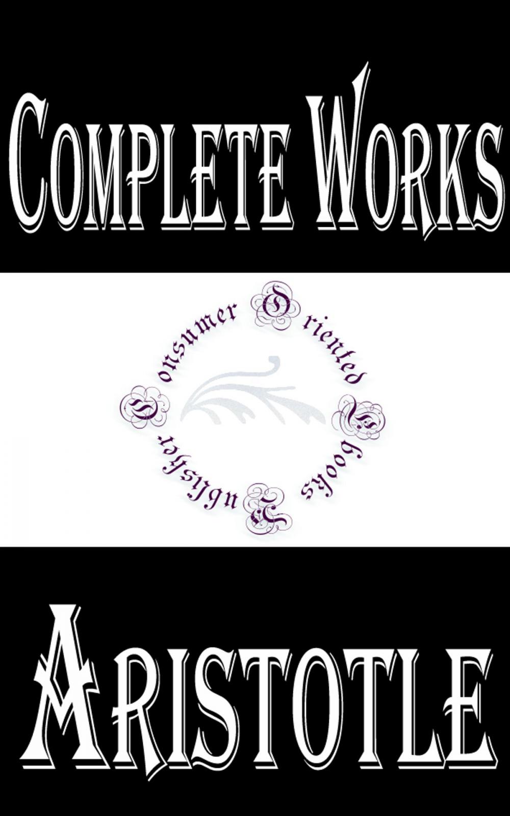 Big bigCover of Complete Works of Aristotle "The Ancient Great Philosopher"