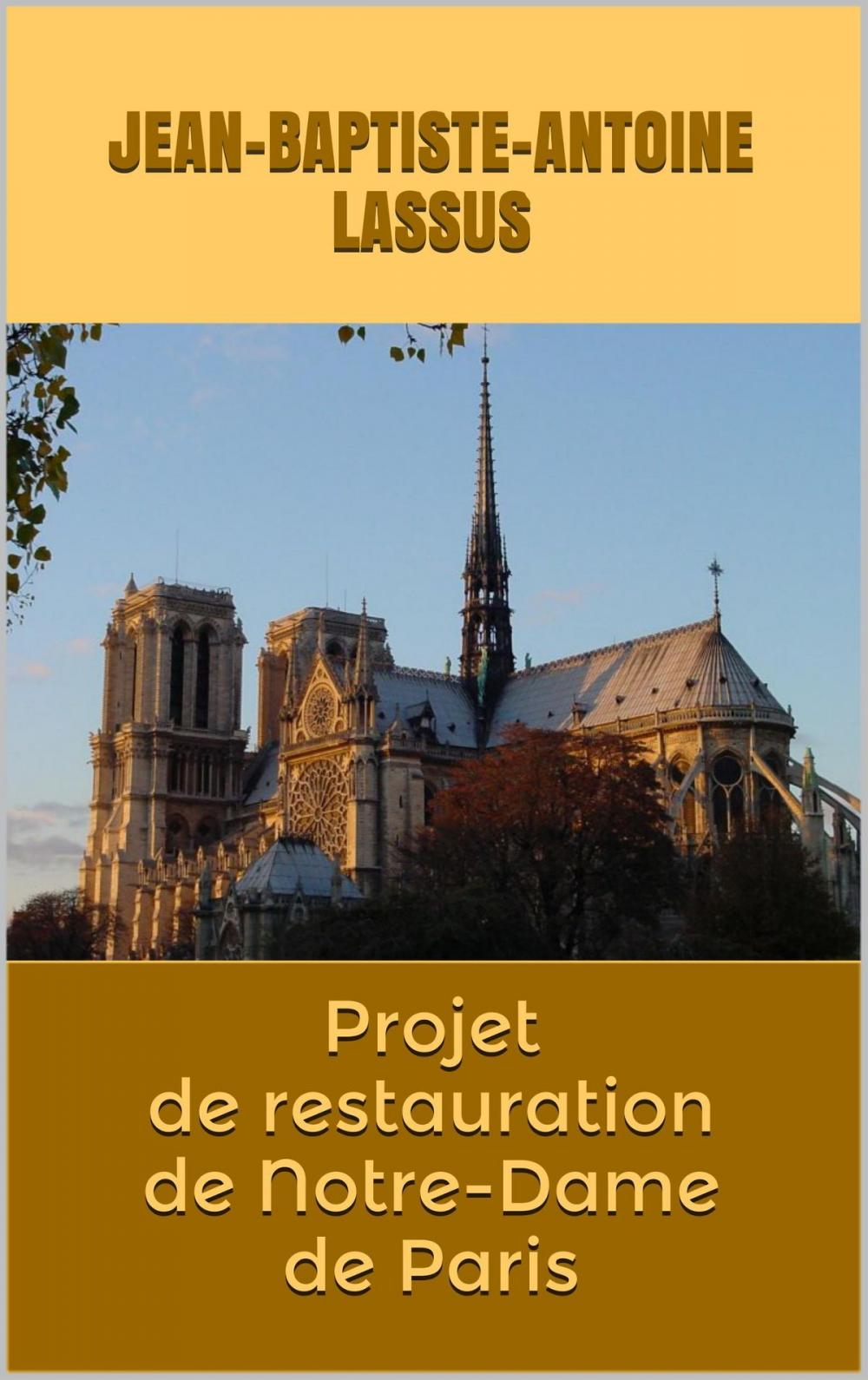 Big bigCover of Projet de restauration de Notre-Dame de Paris