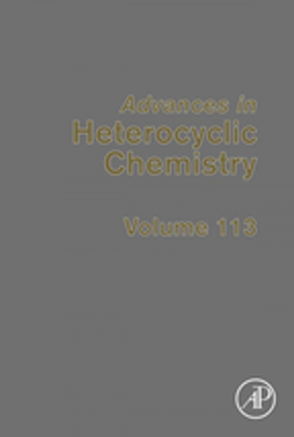 Big bigCover of Advances in Heterocyclic Chemistry