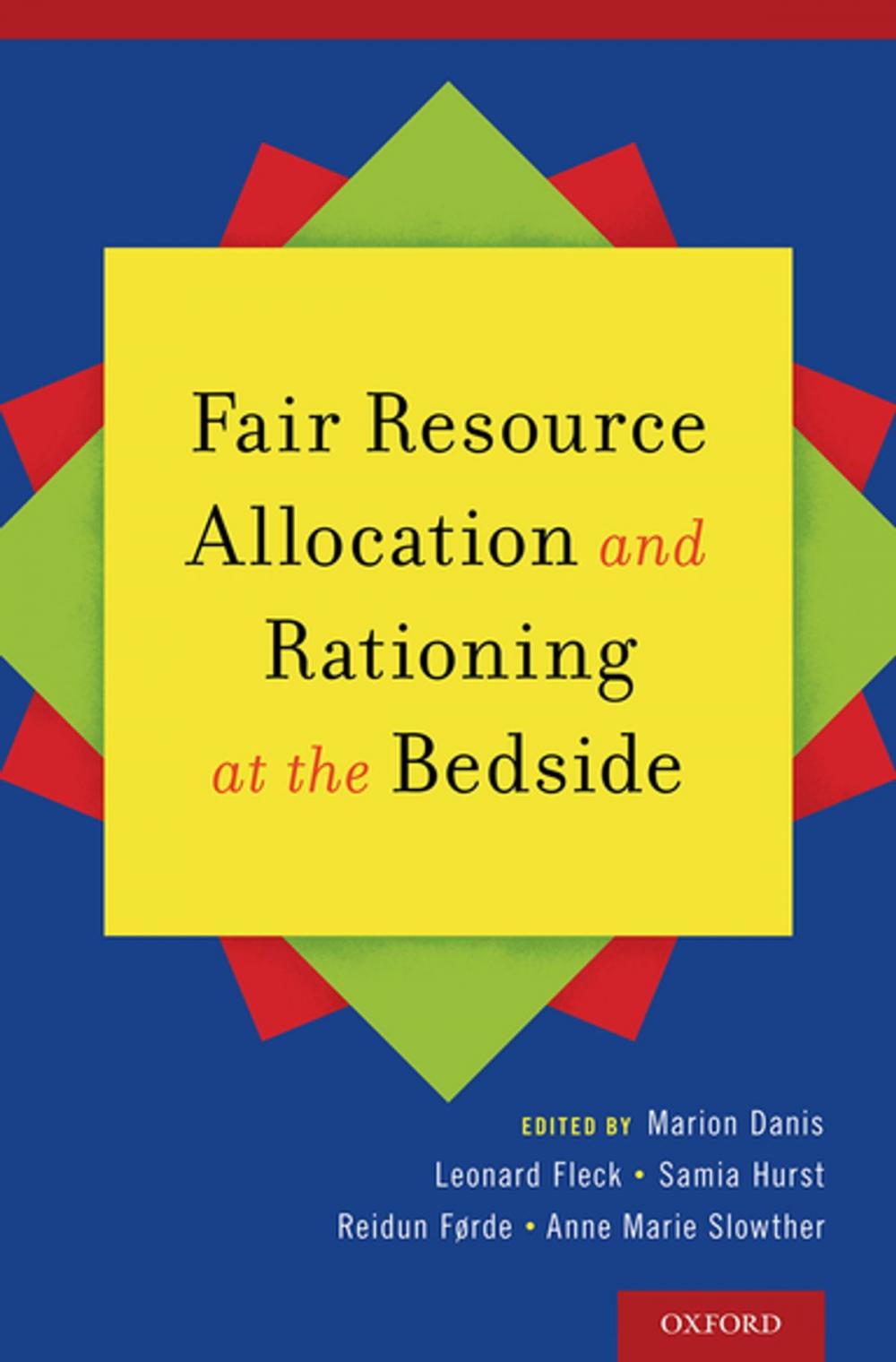 Big bigCover of Fair Resource Allocation and Rationing at the Bedside