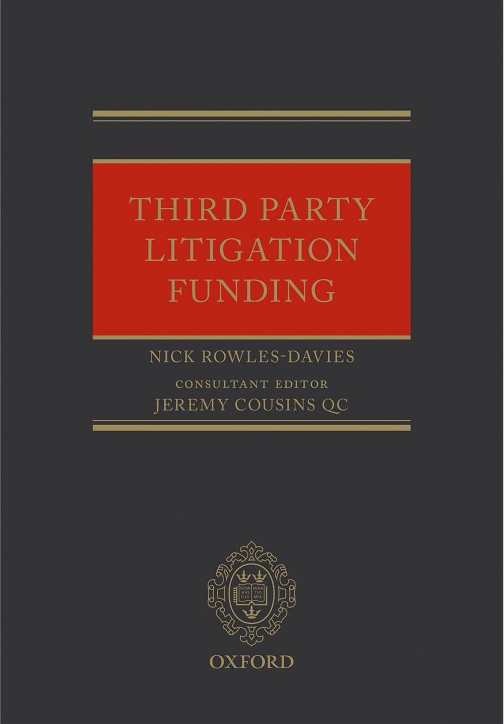 Big bigCover of Third Party Litigation Funding