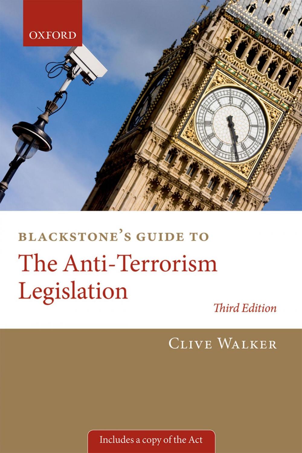 Big bigCover of Blackstone's Guide to the Anti-Terrorism Legislation