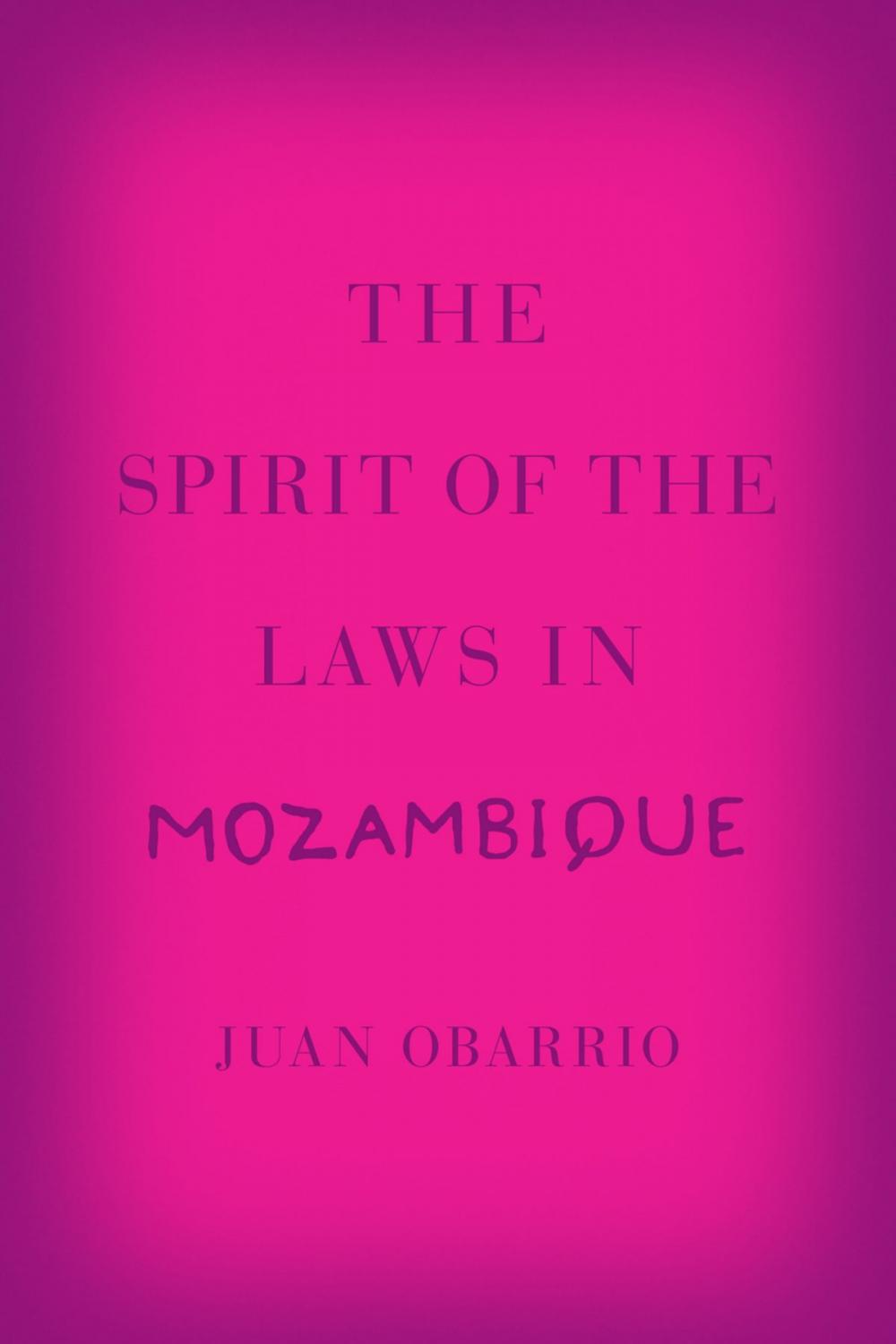 Big bigCover of The Spirit of the Laws in Mozambique