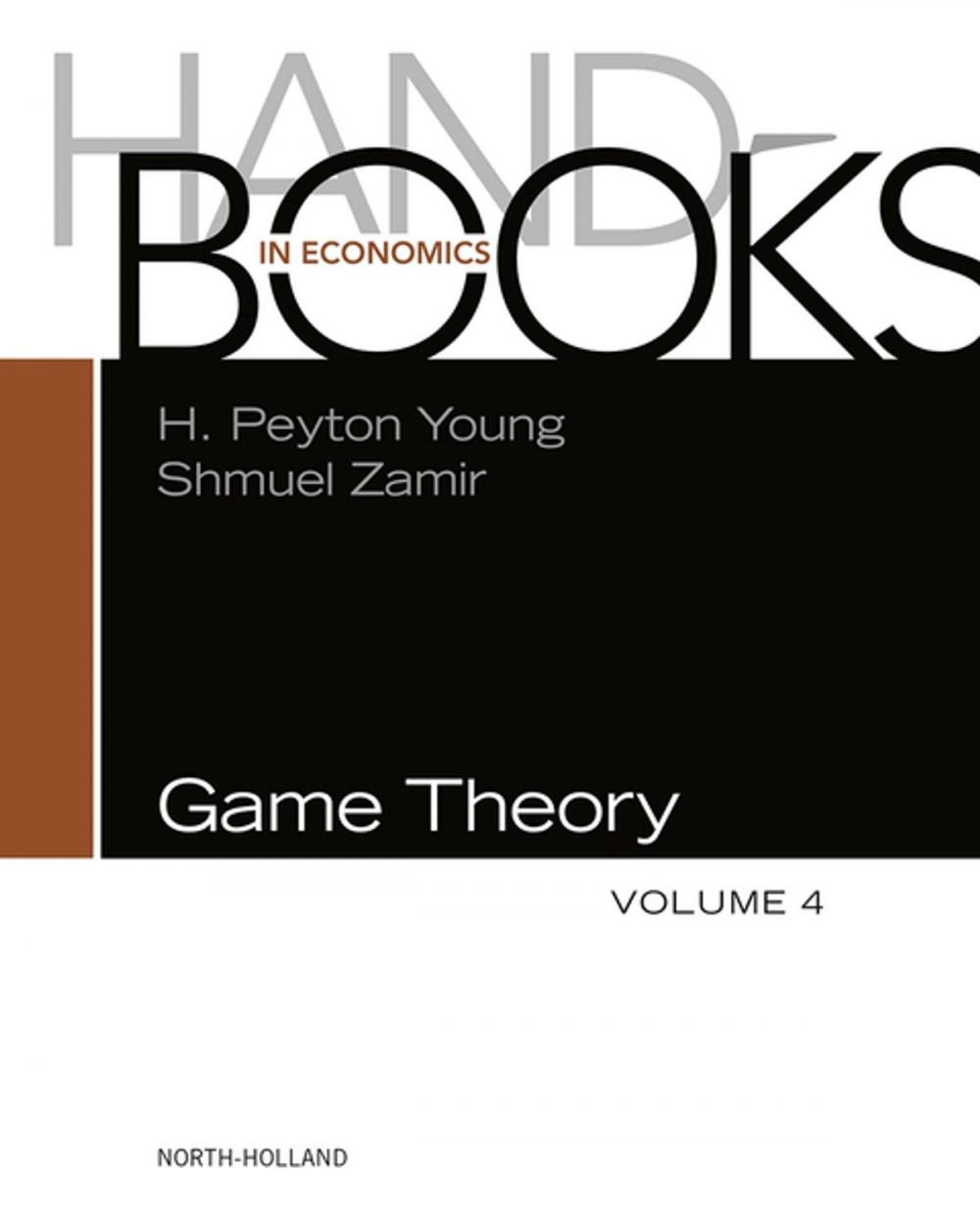 Big bigCover of Handbook of Game Theory