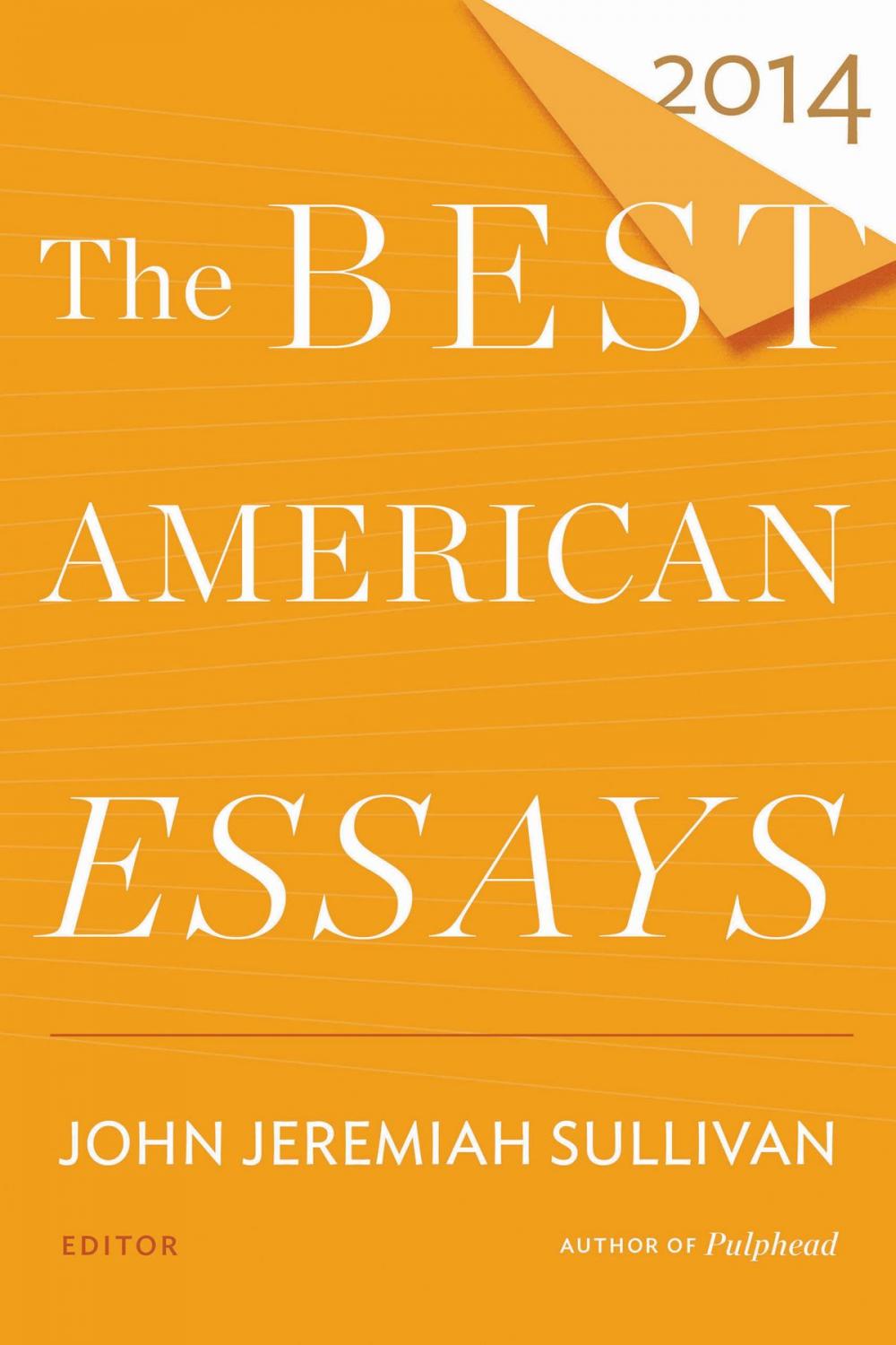 Big bigCover of The Best American Essays 2014