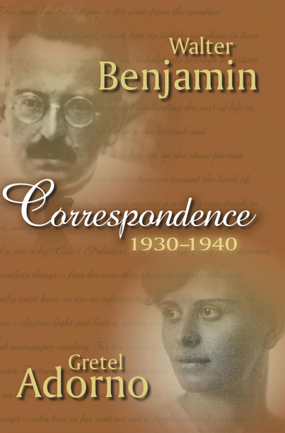 Big bigCover of Correspondence 1930-1940