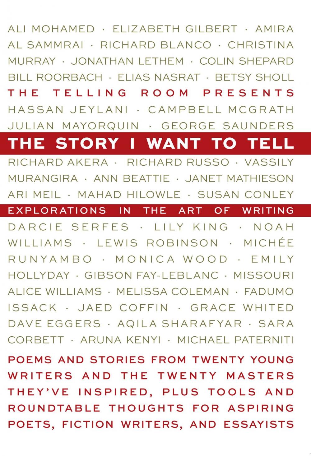 Big bigCover of The Story I Want To Tell: Explorations in the Art of Writing