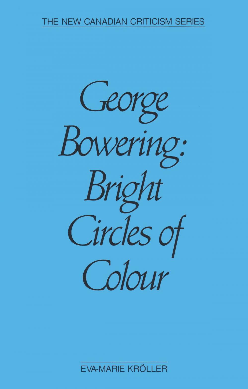 Big bigCover of George Bowering