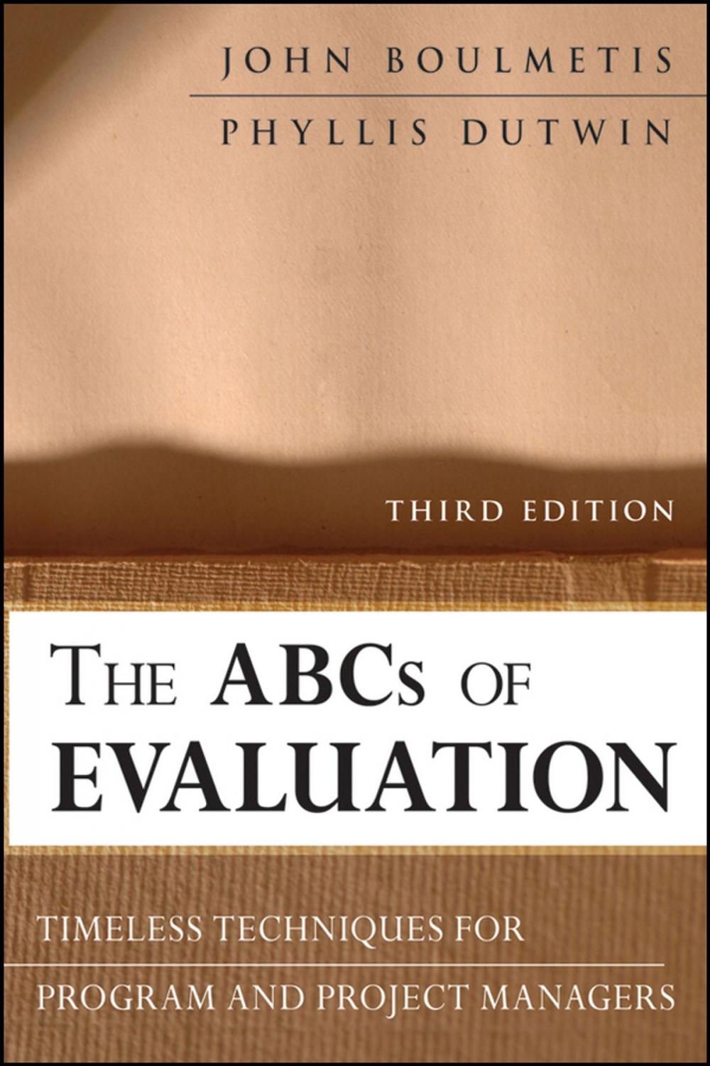 Big bigCover of The ABCs of Evaluation