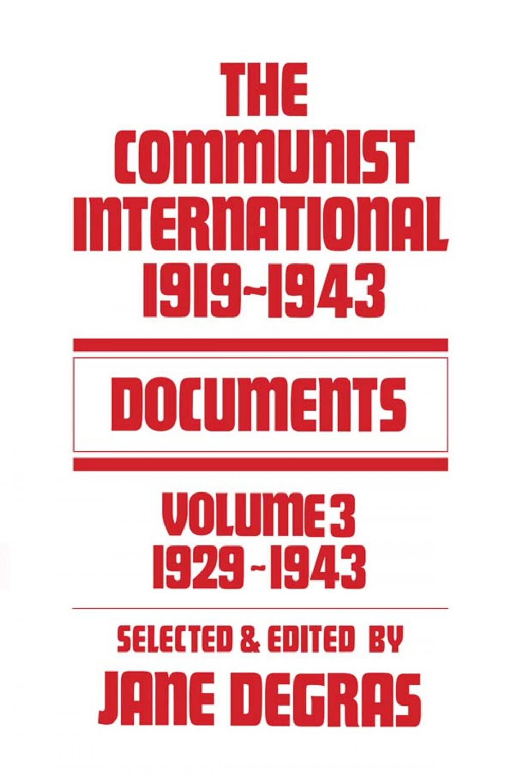 Big bigCover of Communist International