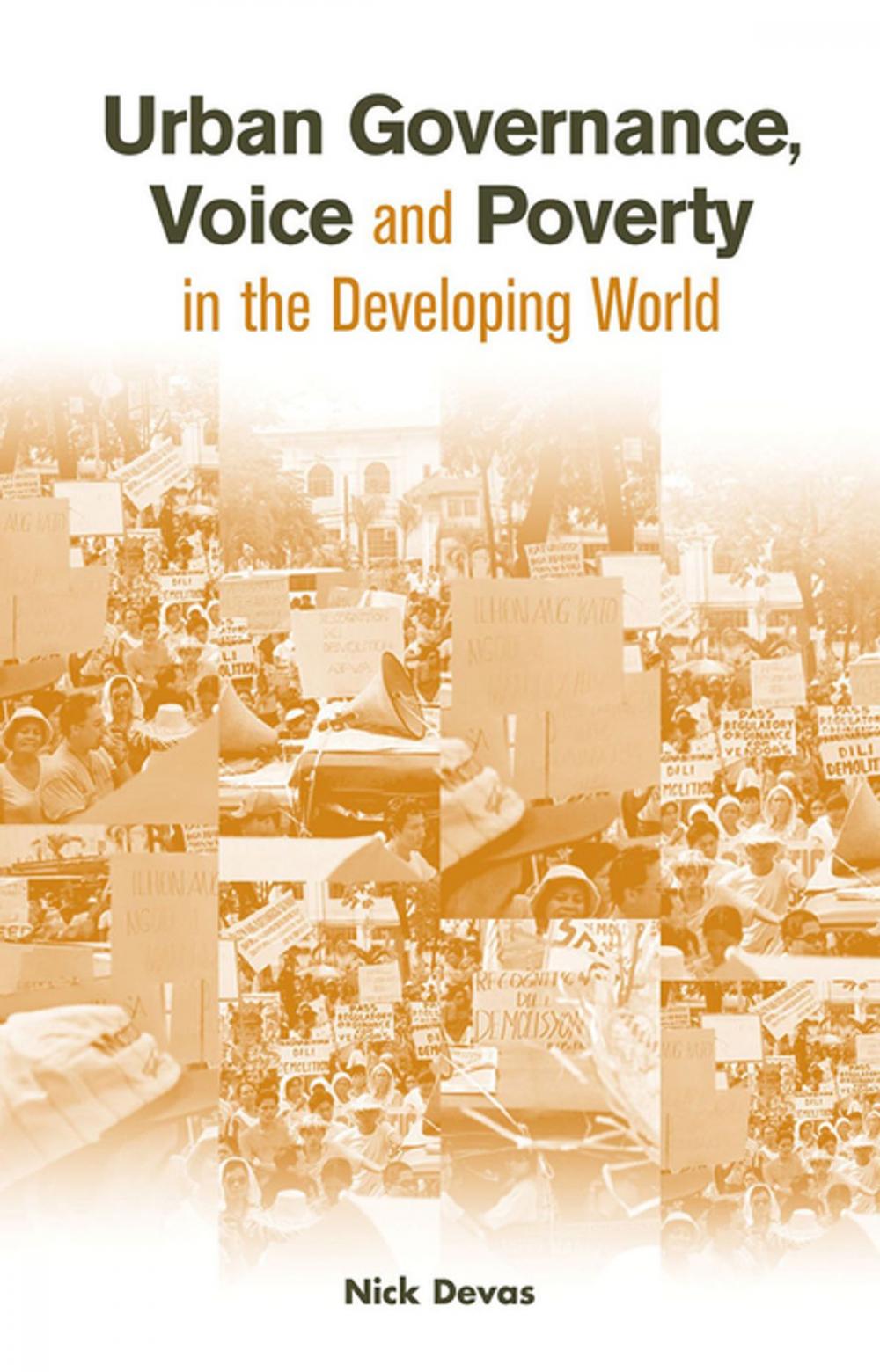 Big bigCover of Urban Governance Voice and Poverty in the Developing World