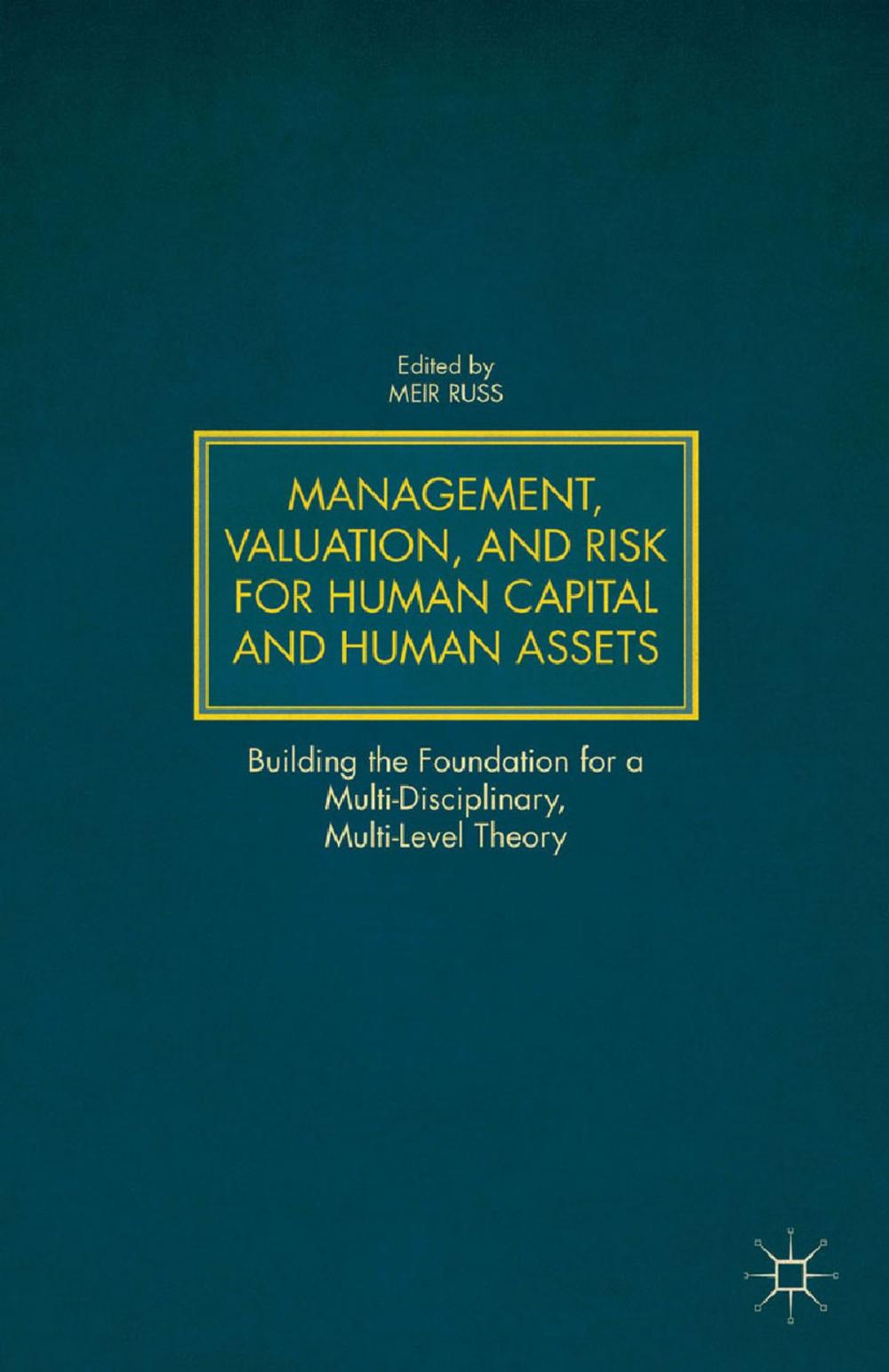 Big bigCover of Management, Valuation, and Risk for Human Capital and Human Assets