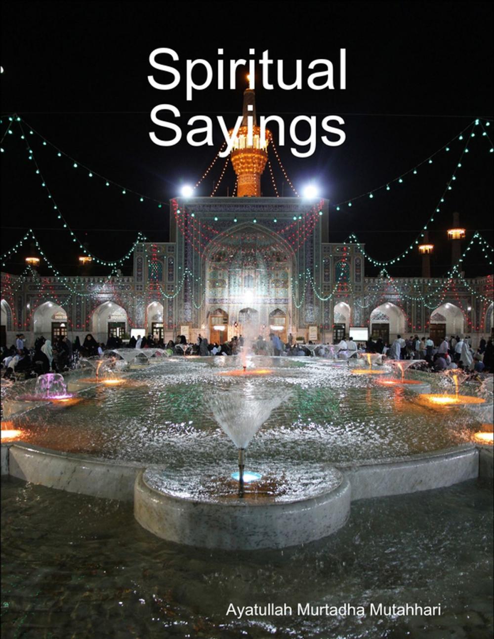 Big bigCover of Spiritual Sayings