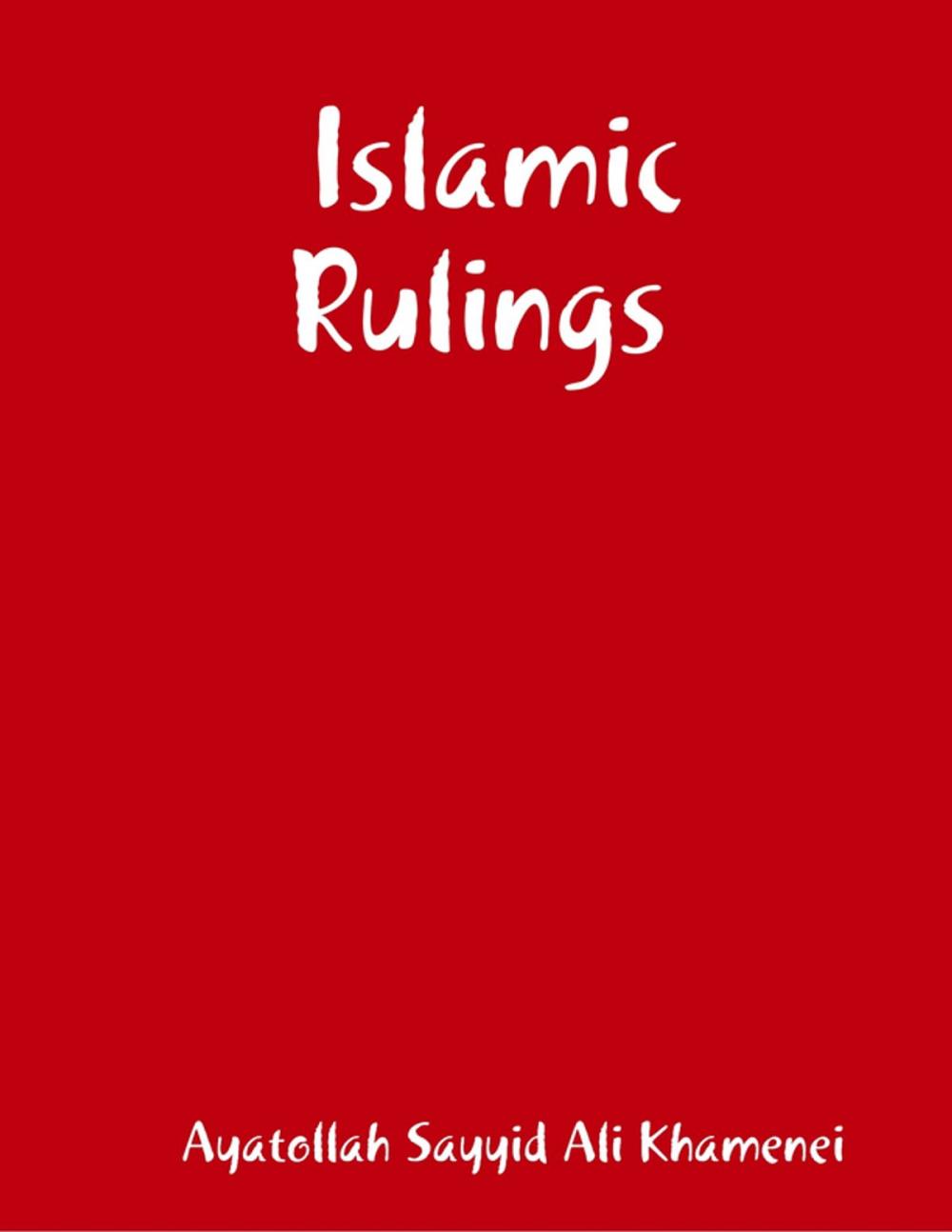Big bigCover of Islamic Rulings