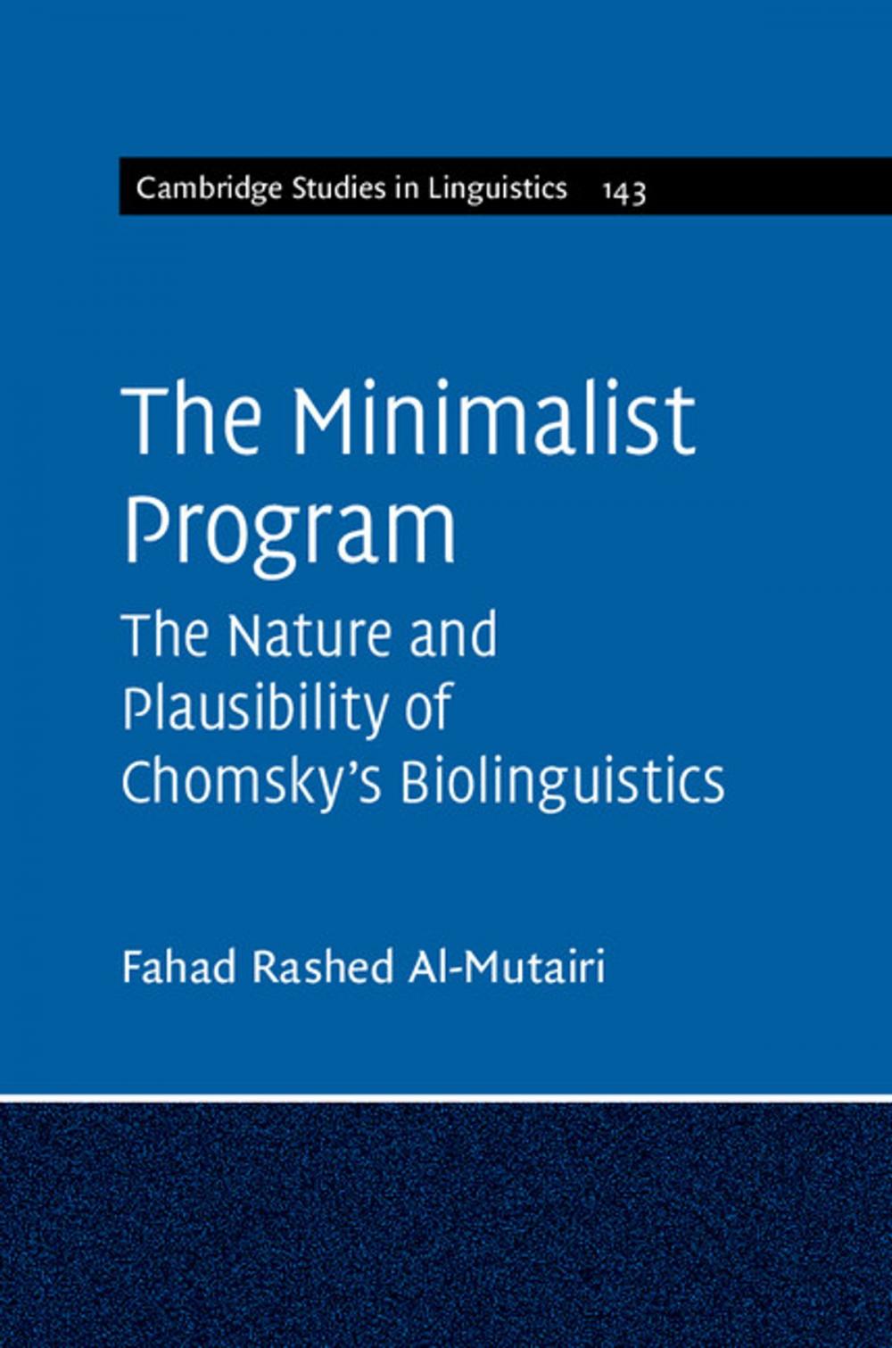 Big bigCover of The Minimalist Program