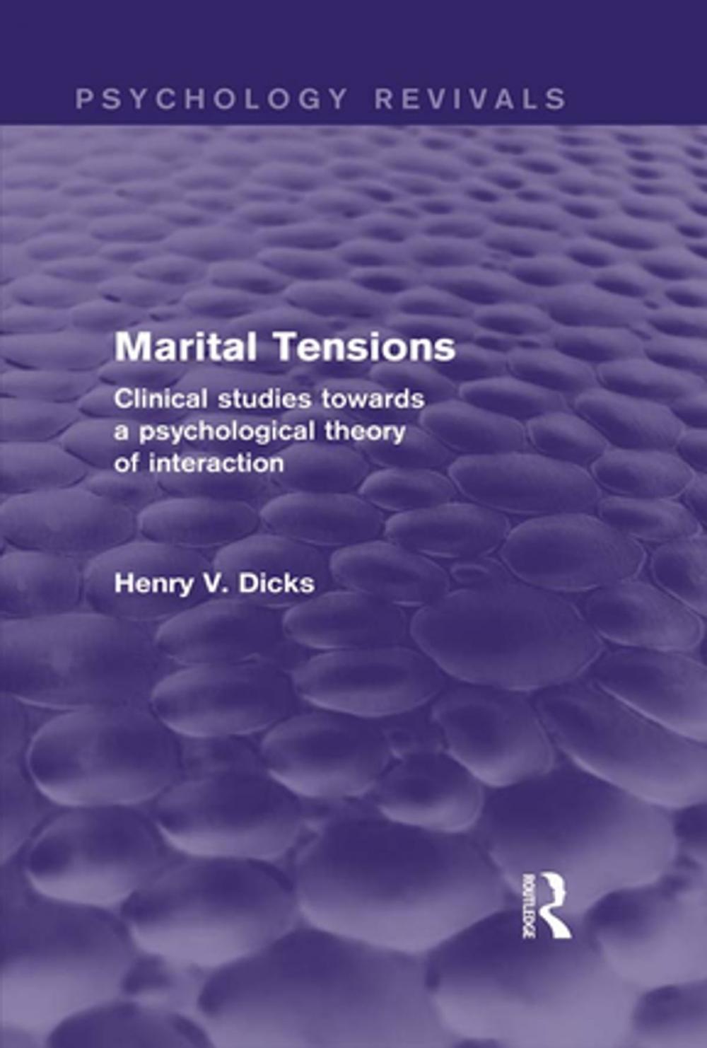 Big bigCover of Marital Tensions (Psychology Revivals)