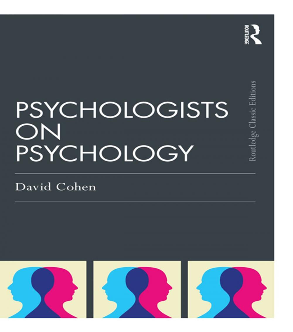 Big bigCover of Psychologists on Psychology (Classic Edition)