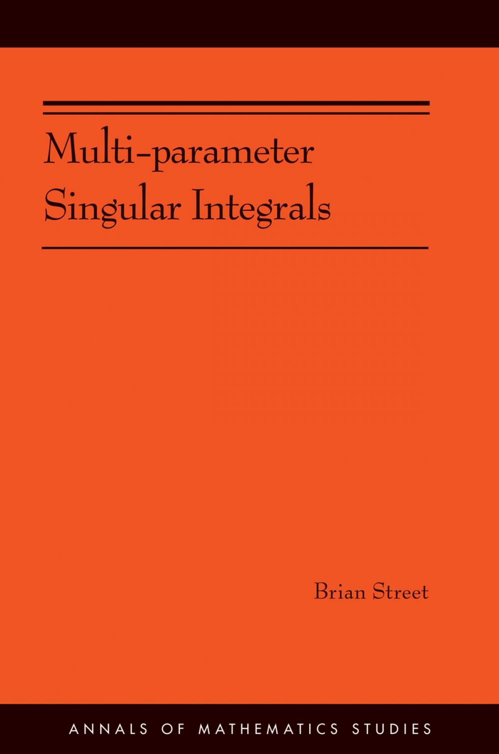 Big bigCover of Multi-parameter Singular Integrals. (AM-189), Volume I