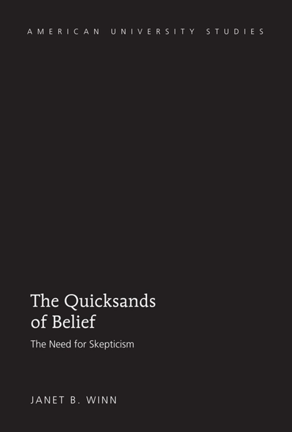 Big bigCover of The Quicksands of Belief