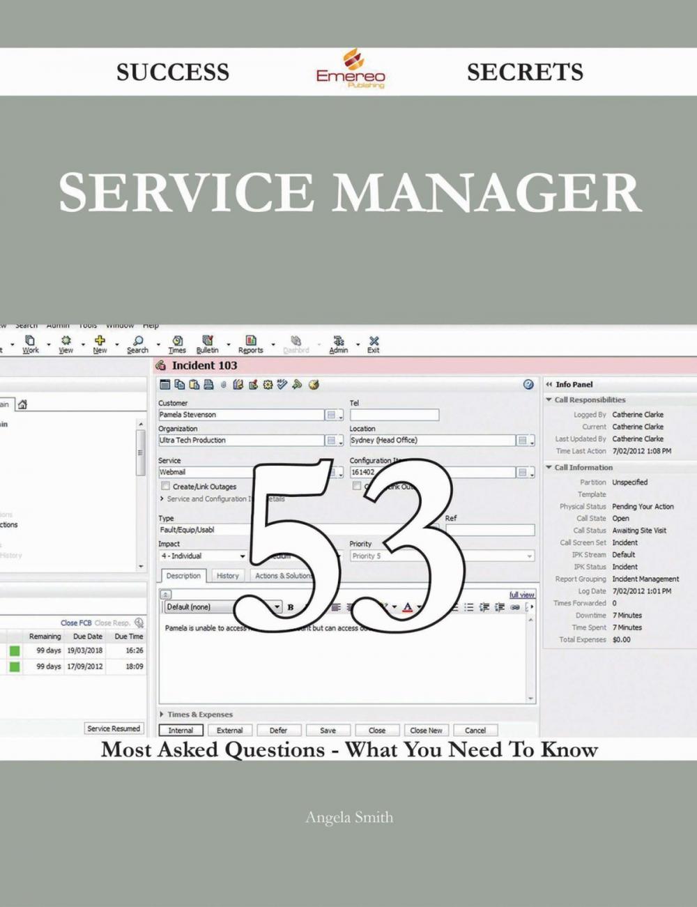 Big bigCover of Service Manager 53 Success Secrets - 53 Most Asked Questions On Service Manager - What You Need To Know