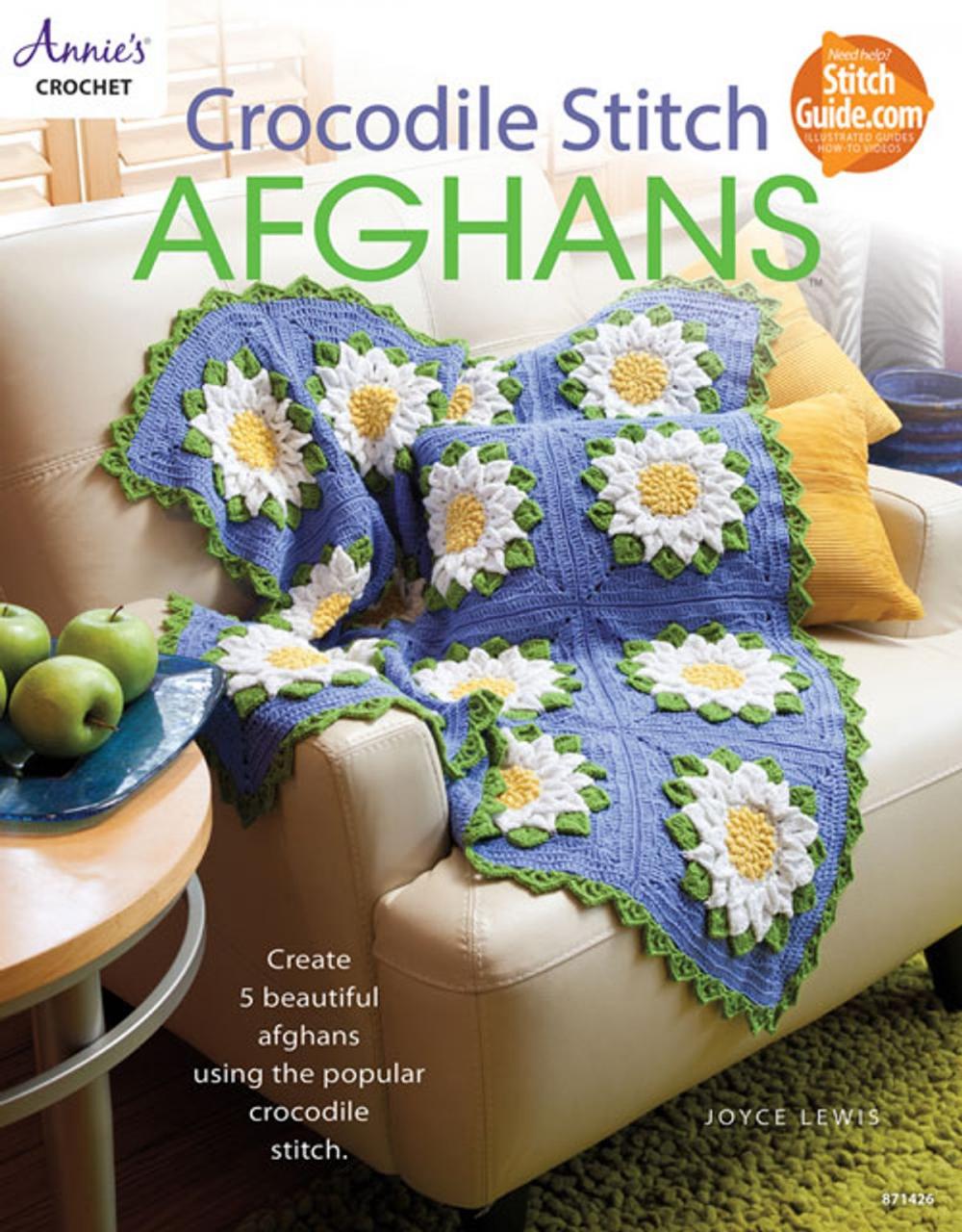 Big bigCover of Crocodile Stitch Afghans