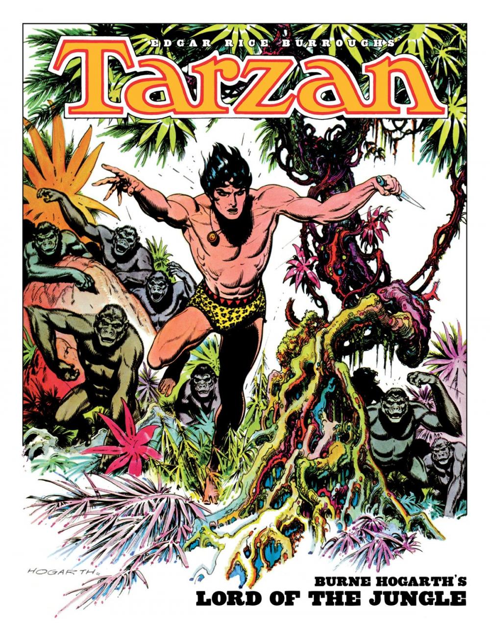 Big bigCover of Edgar Rice Burroughs' Tarzan: Burne Hogarth's Lord of the Jungle