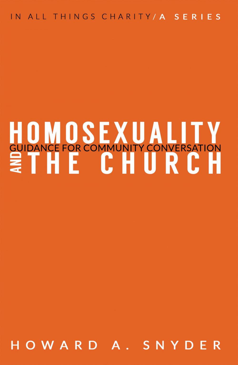 Big bigCover of Homosexuality and the Church: Guidance for Community Conversation