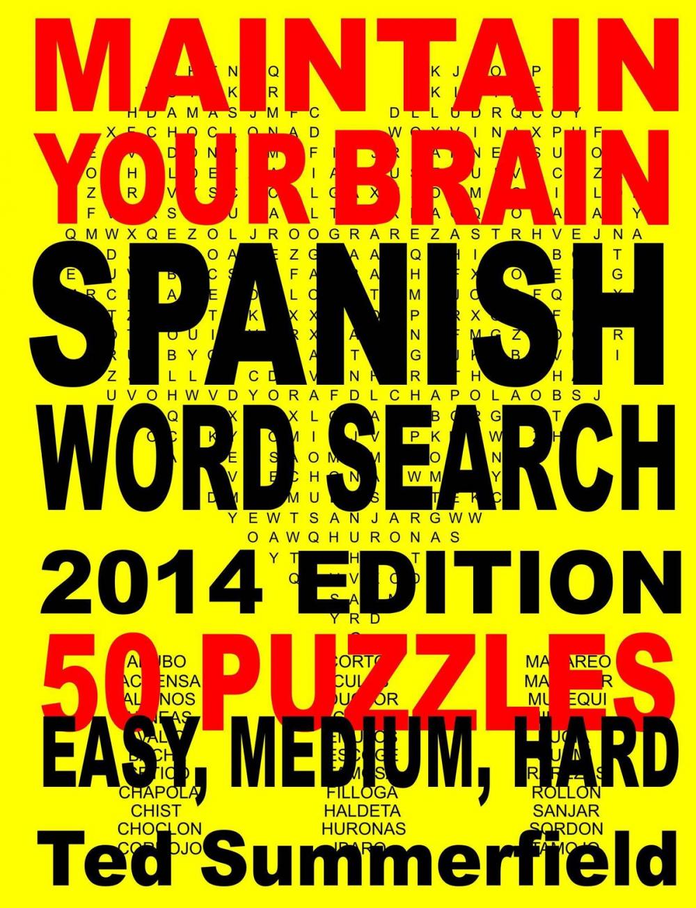 Big bigCover of Maintain Your Brain Spanish Word Search Puzzles 2014 Edition