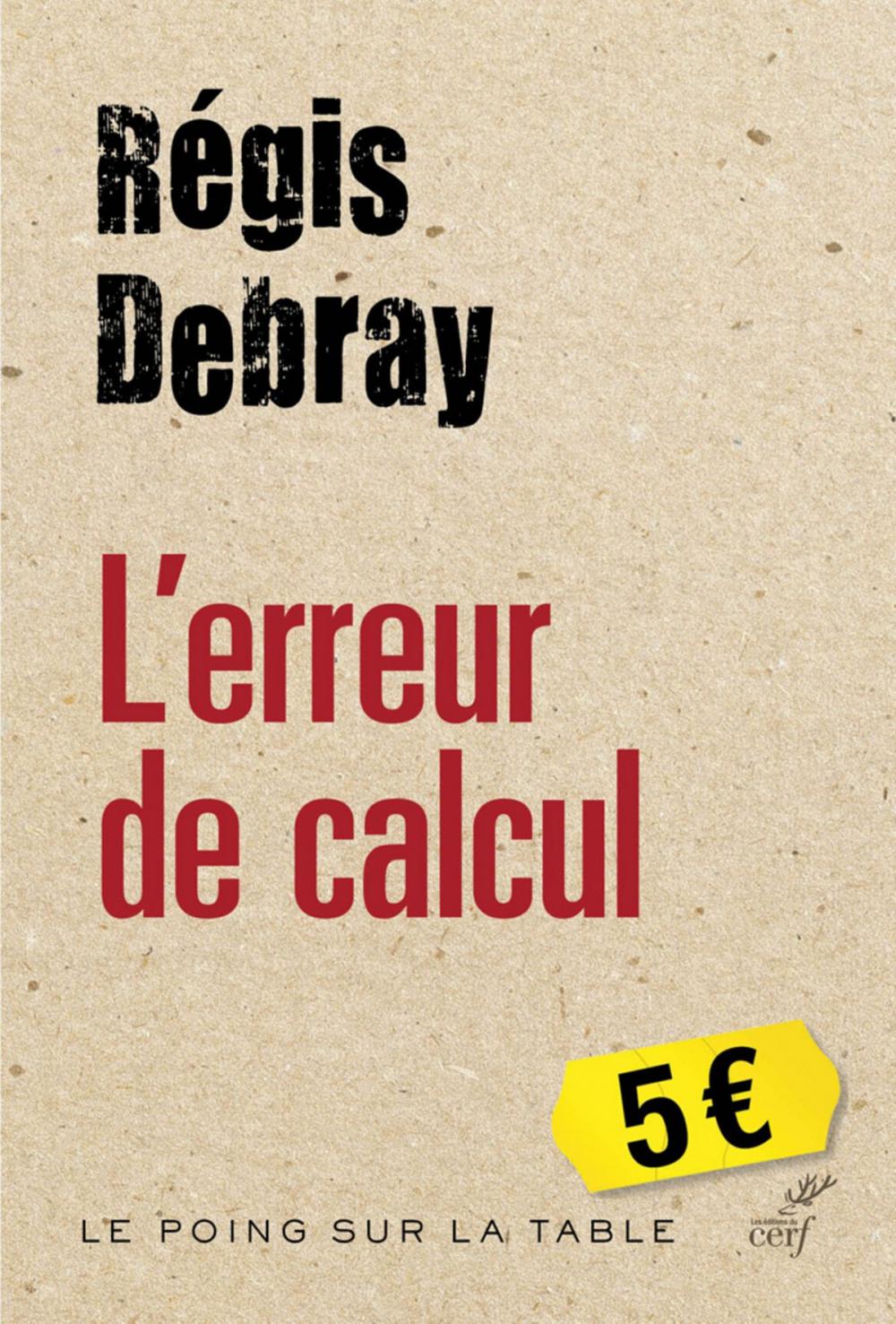 Big bigCover of L'erreur de calcul