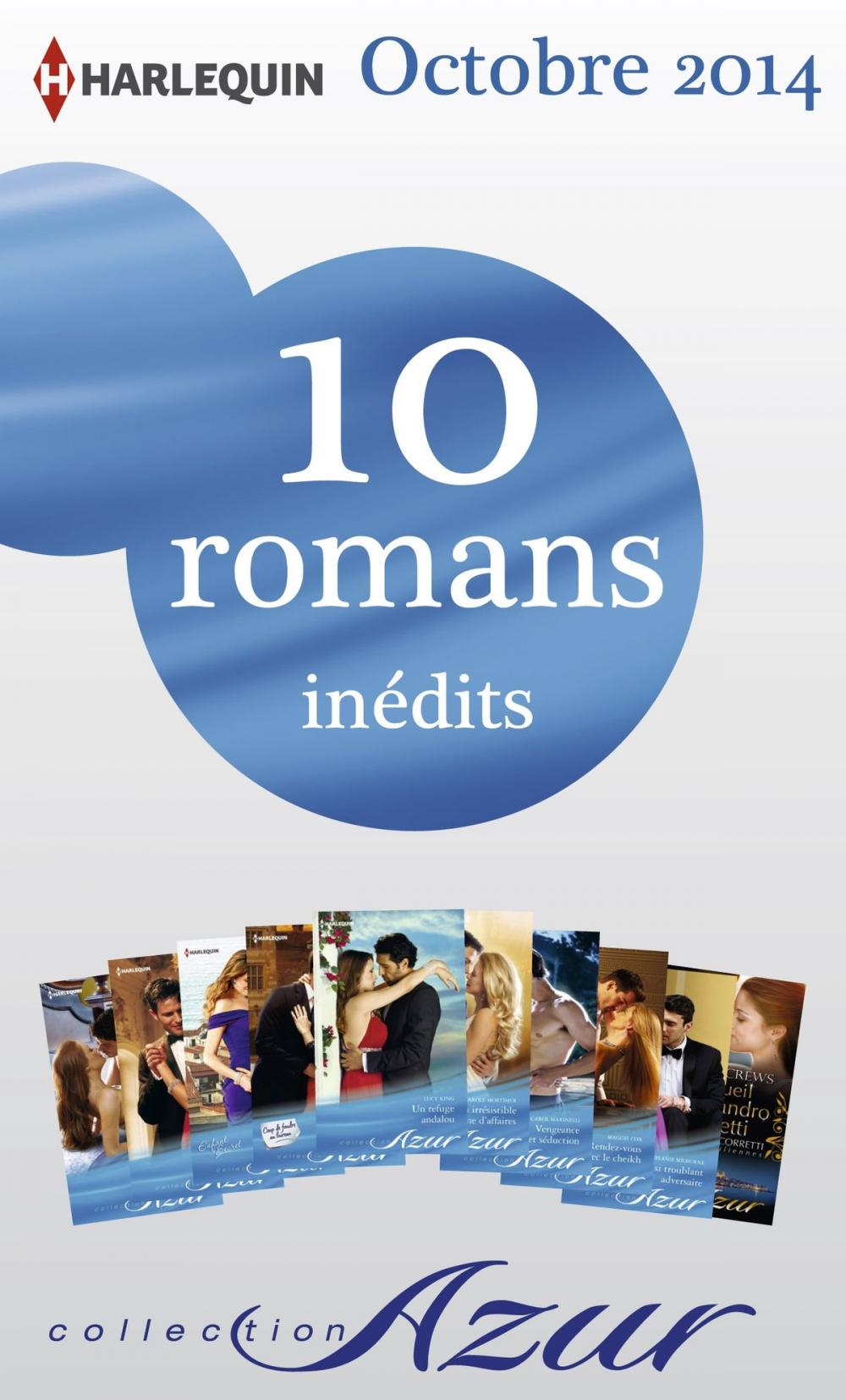 Big bigCover of 10 romans Azur inédits (n°3515 à 3524 - octobre 2014)