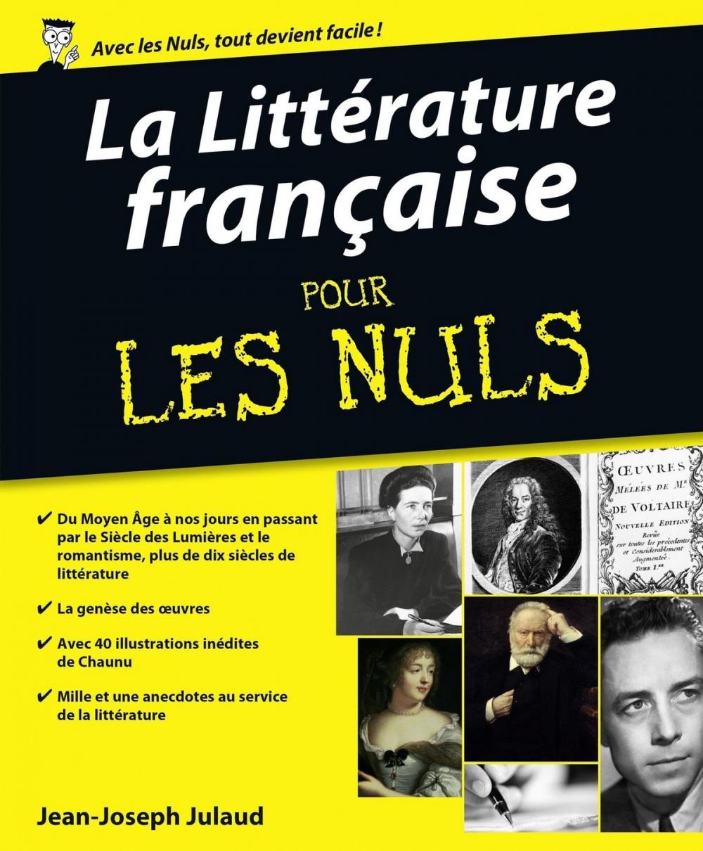 Big bigCover of La Littérature française Pour les Nuls