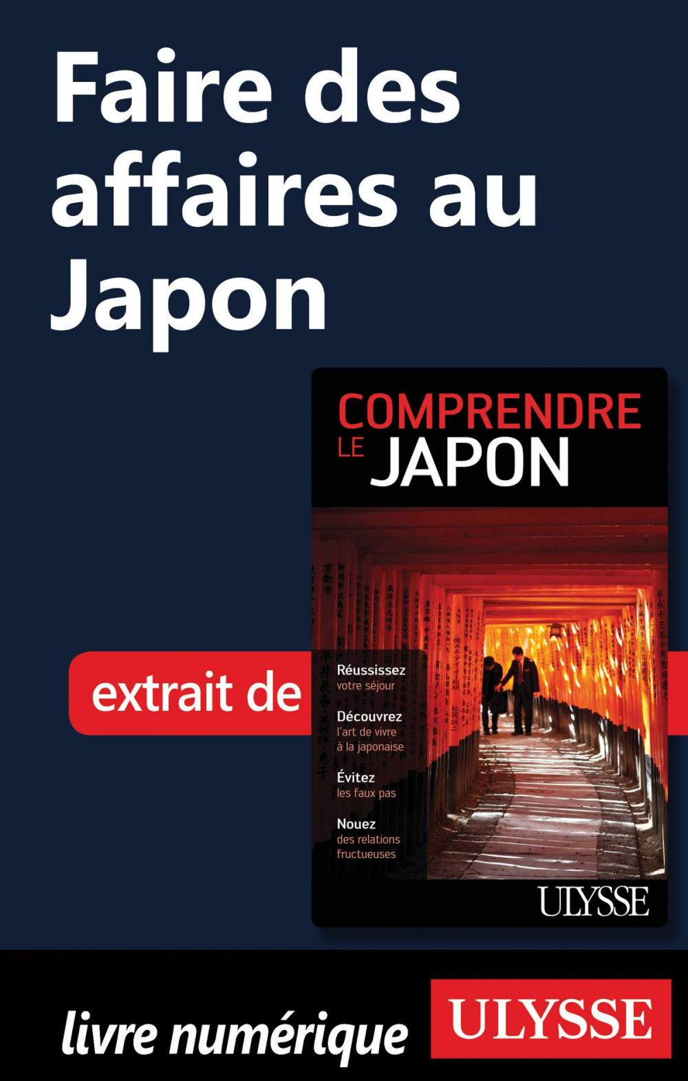 Big bigCover of Faire des affaires au Japon