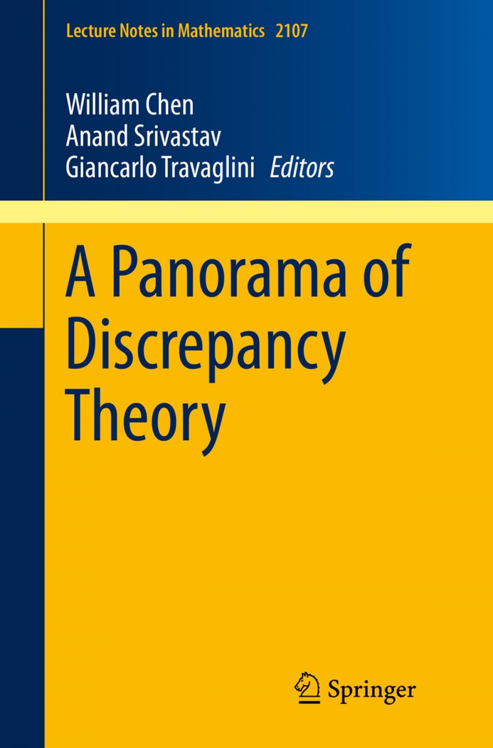 Big bigCover of A Panorama of Discrepancy Theory