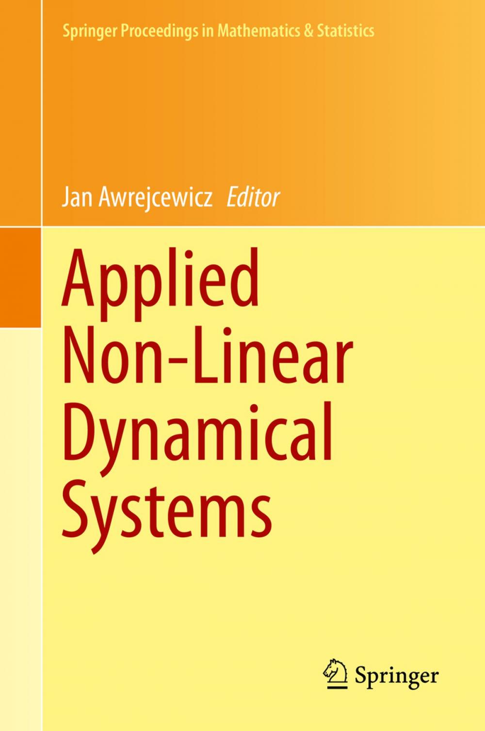 Big bigCover of Applied Non-Linear Dynamical Systems