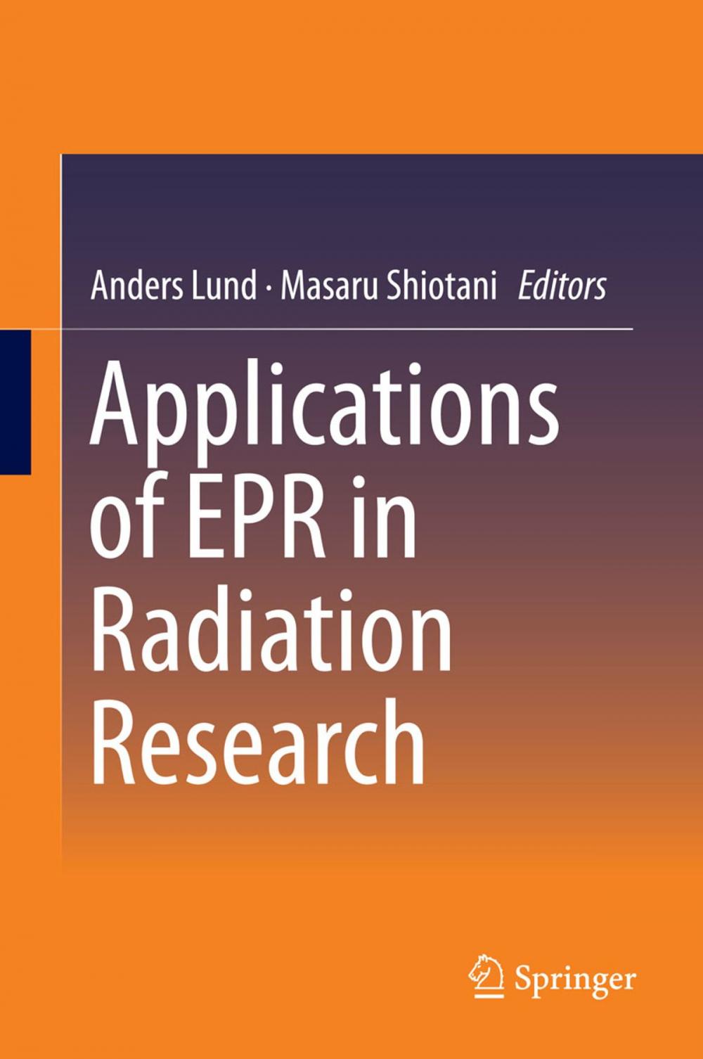 Big bigCover of Applications of EPR in Radiation Research