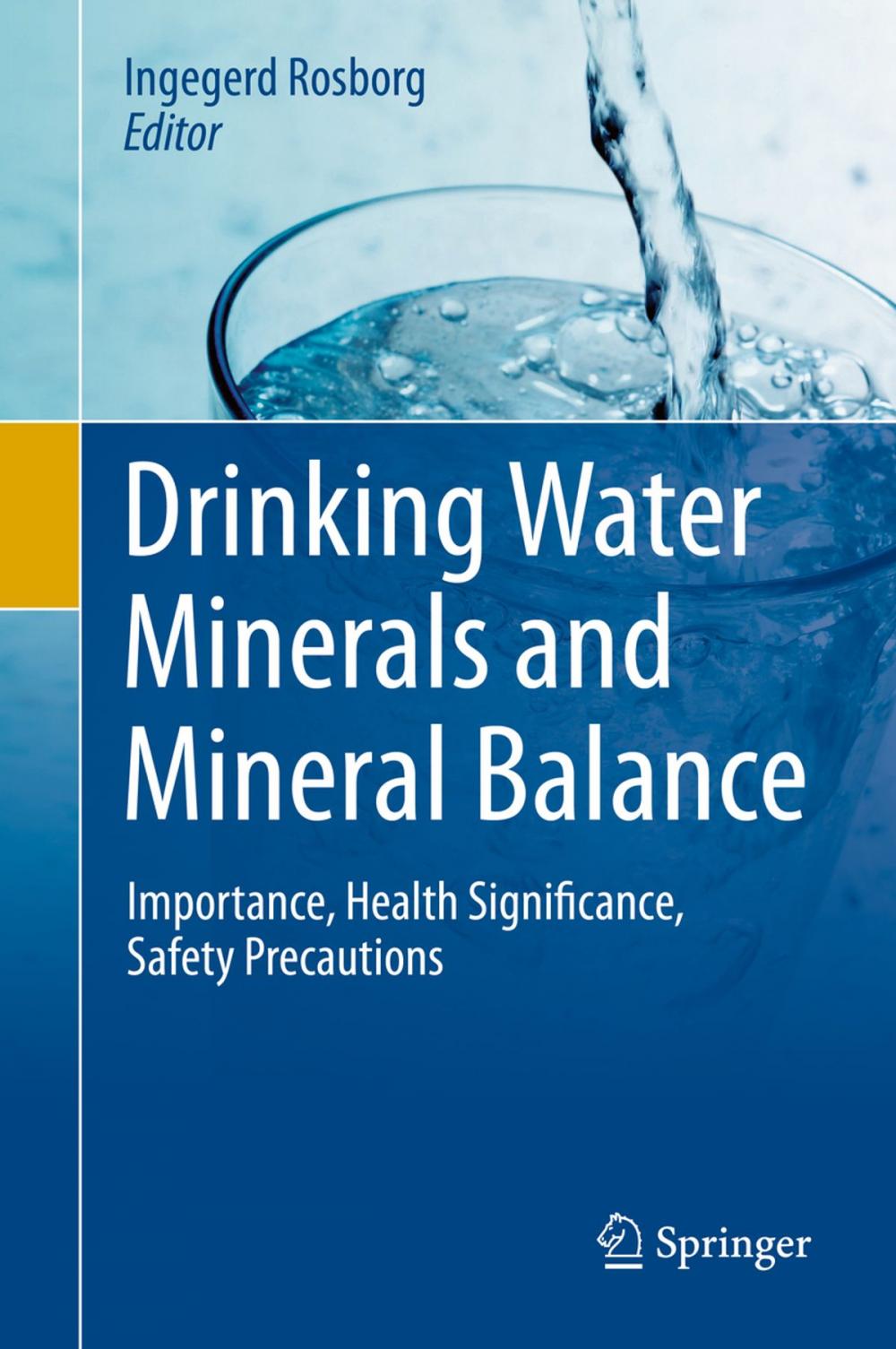 Big bigCover of Drinking Water Minerals and Mineral Balance