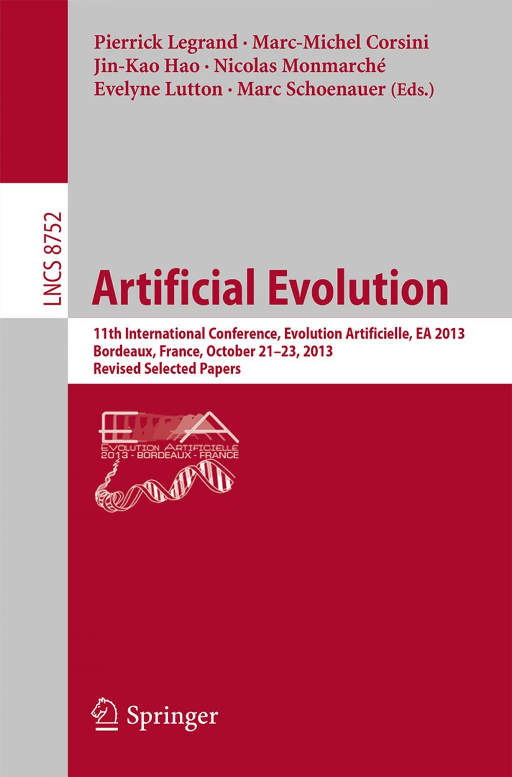 Big bigCover of Artificial Evolution