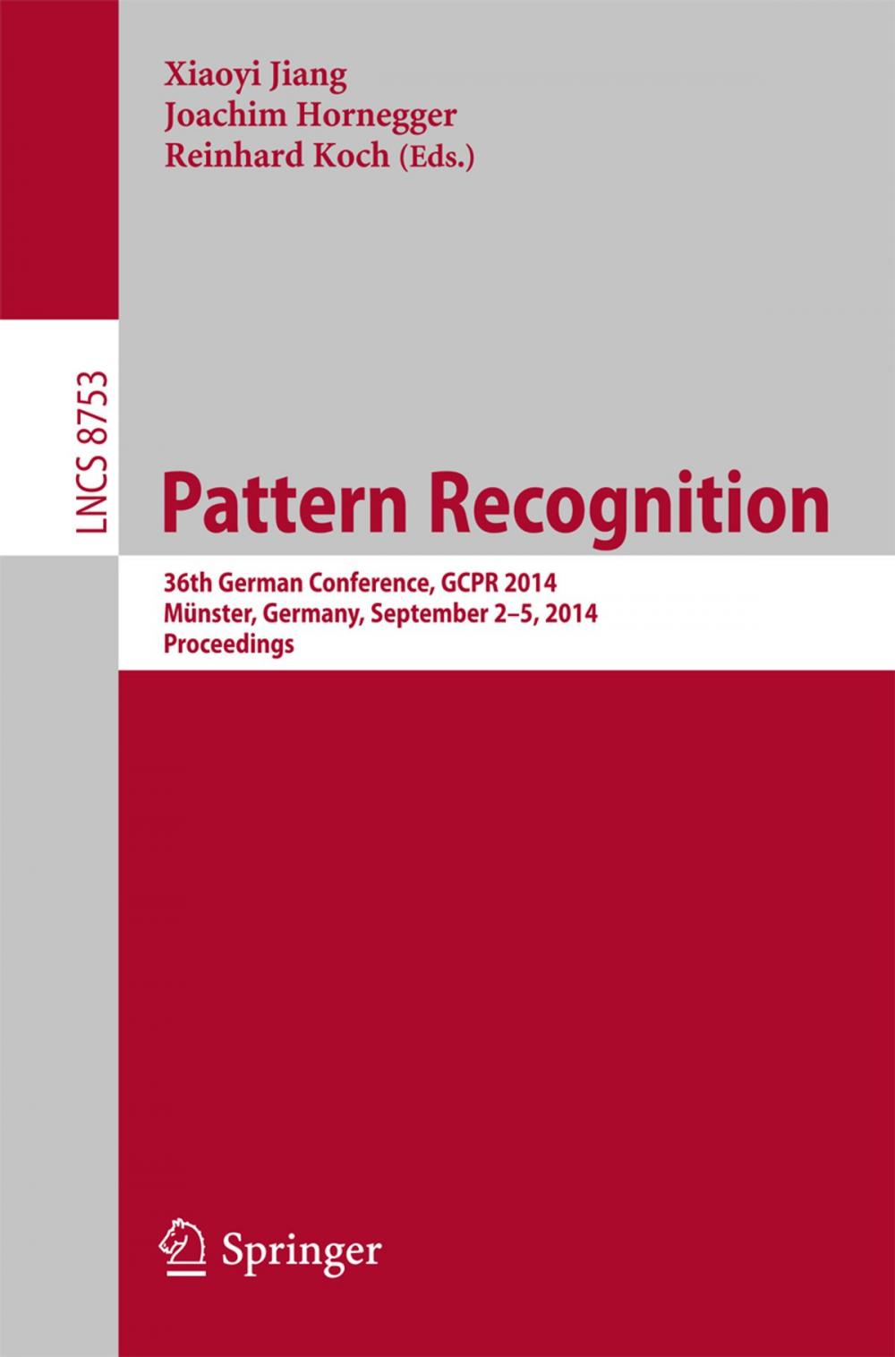 Big bigCover of Pattern Recognition