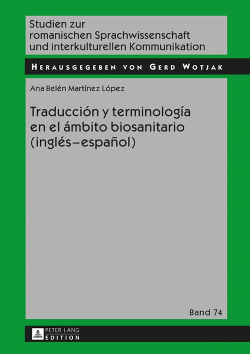 Big bigCover of Traducción y terminología en el ámbito biosanitario (inglés español)