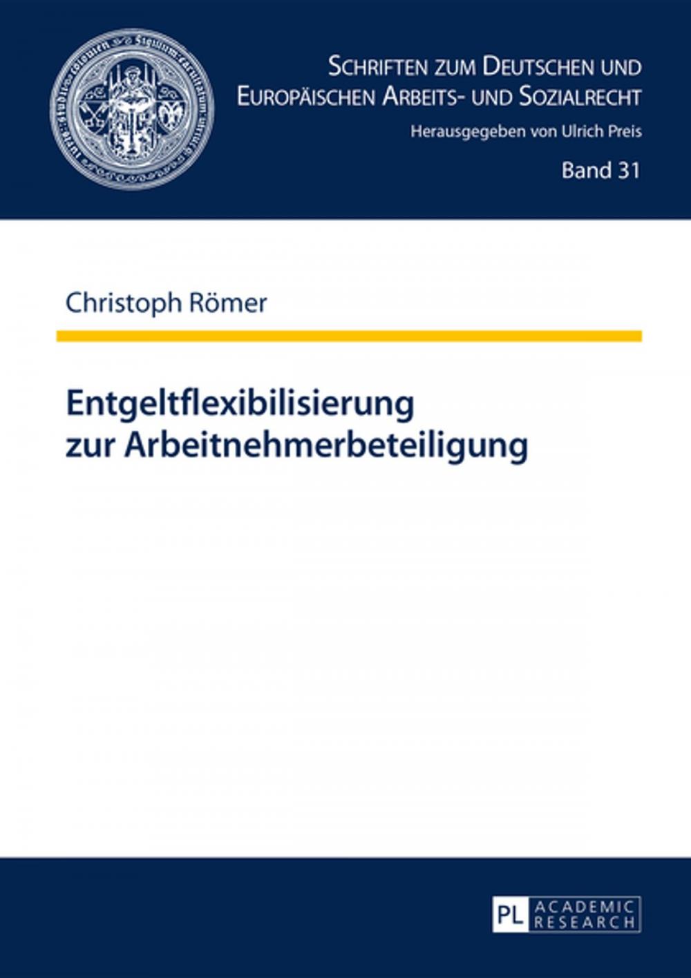 Big bigCover of Entgeltflexibilisierung zur Arbeitnehmerbeteiligung