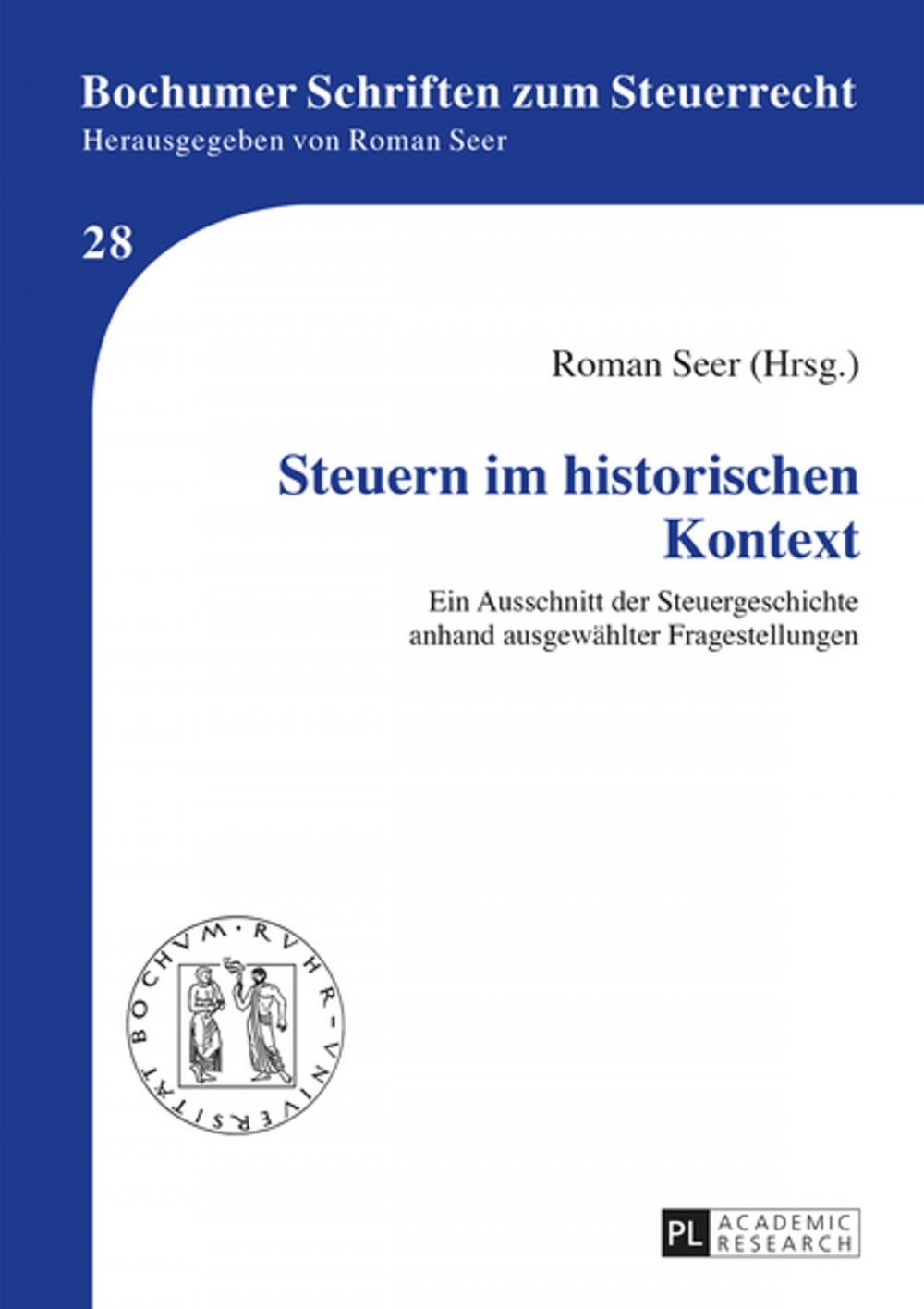 Big bigCover of Steuern im historischen Kontext