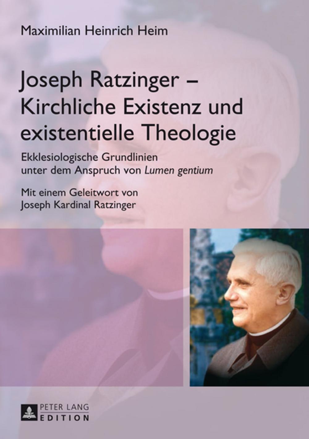 Big bigCover of Joseph Ratzinger Kirchliche Existenz und existentielle Theologie