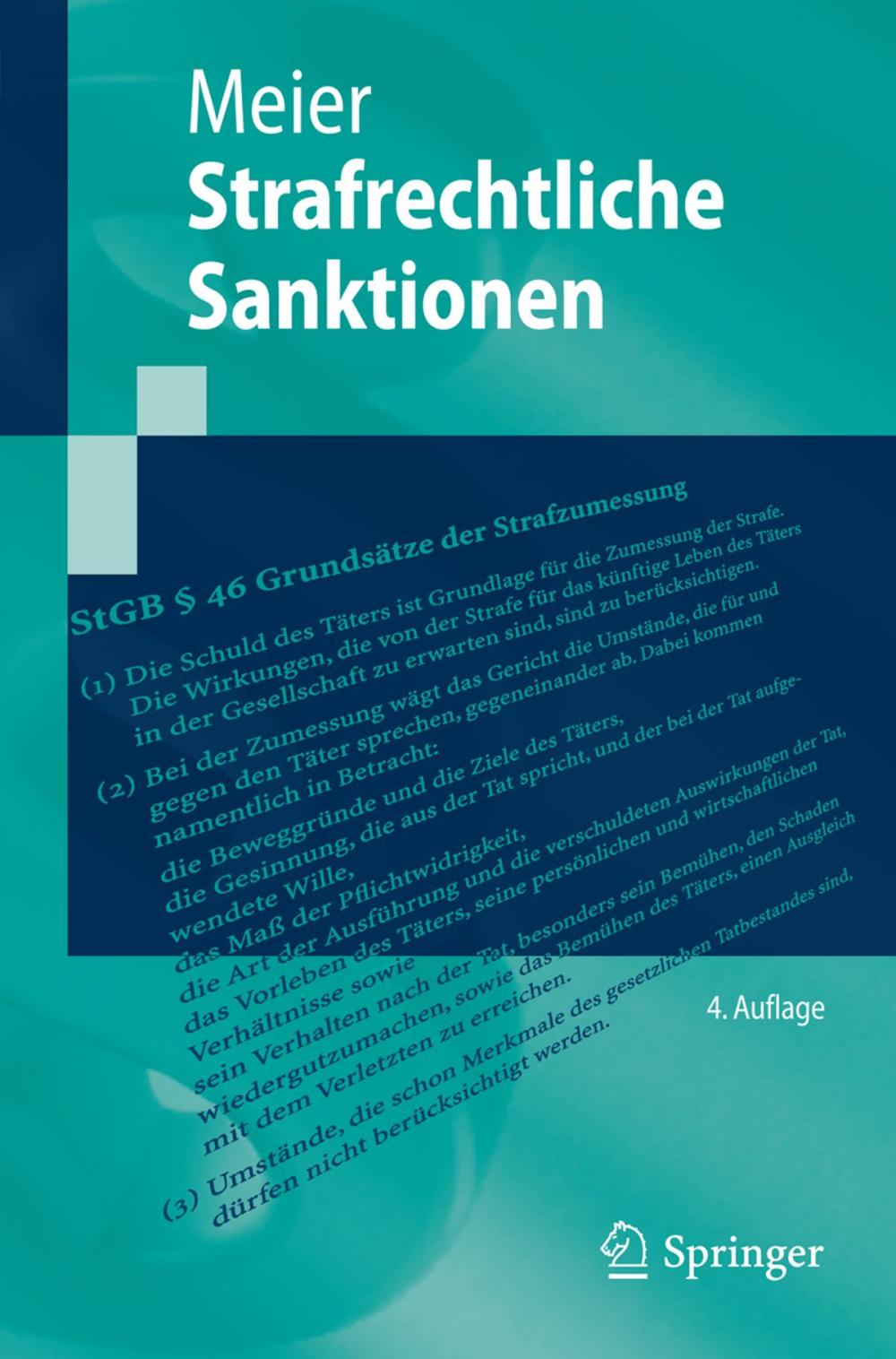 Big bigCover of Strafrechtliche Sanktionen