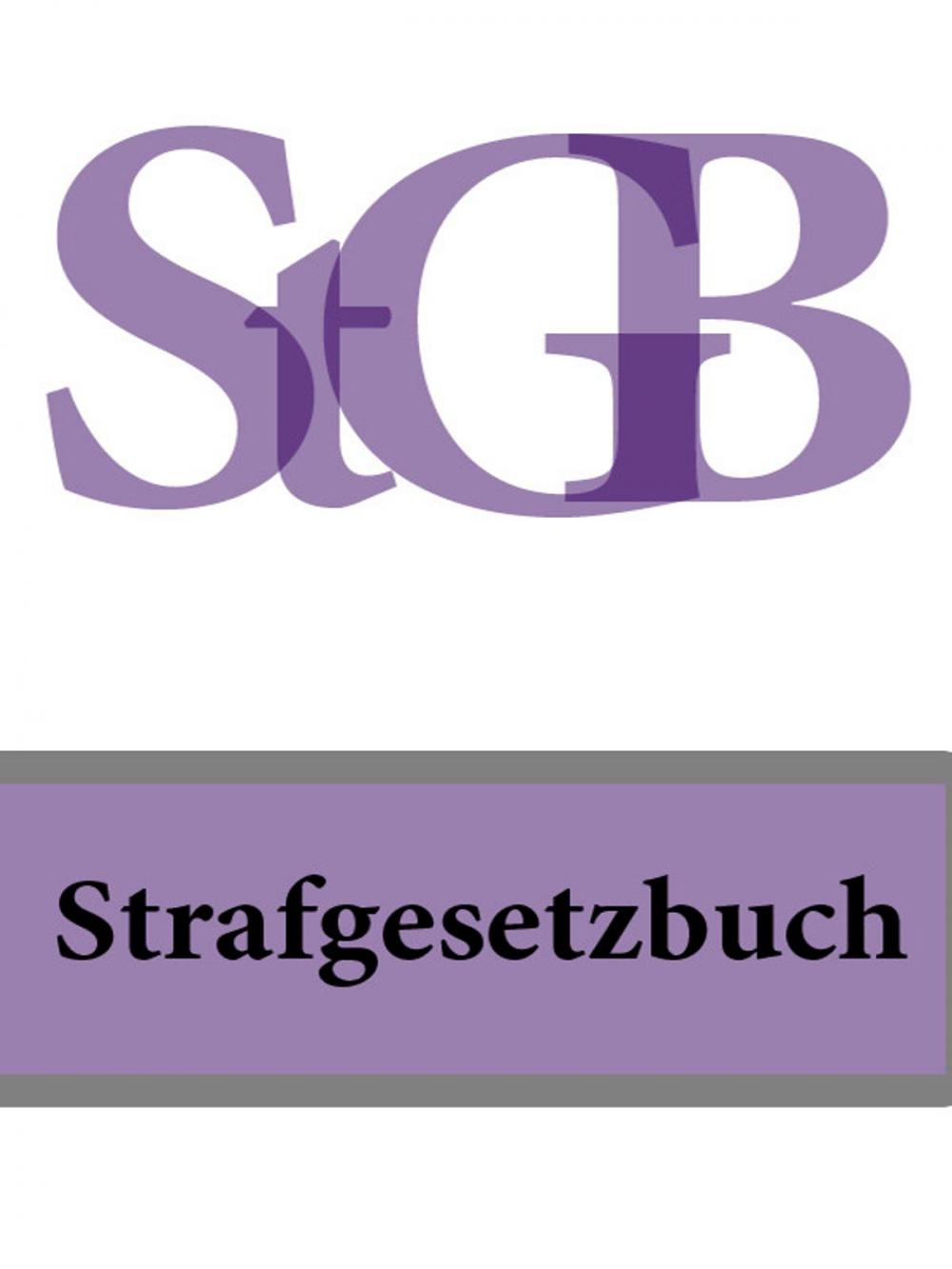 Big bigCover of Strafgesetzbuch - StGB