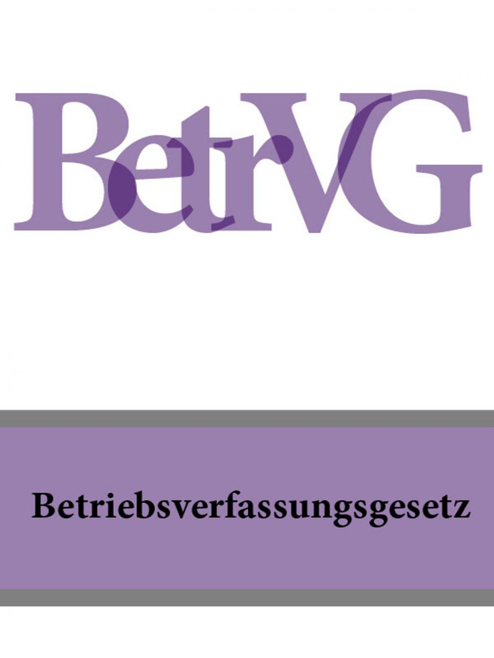 Big bigCover of Betriebsverfassungsgesetz - BetrVG