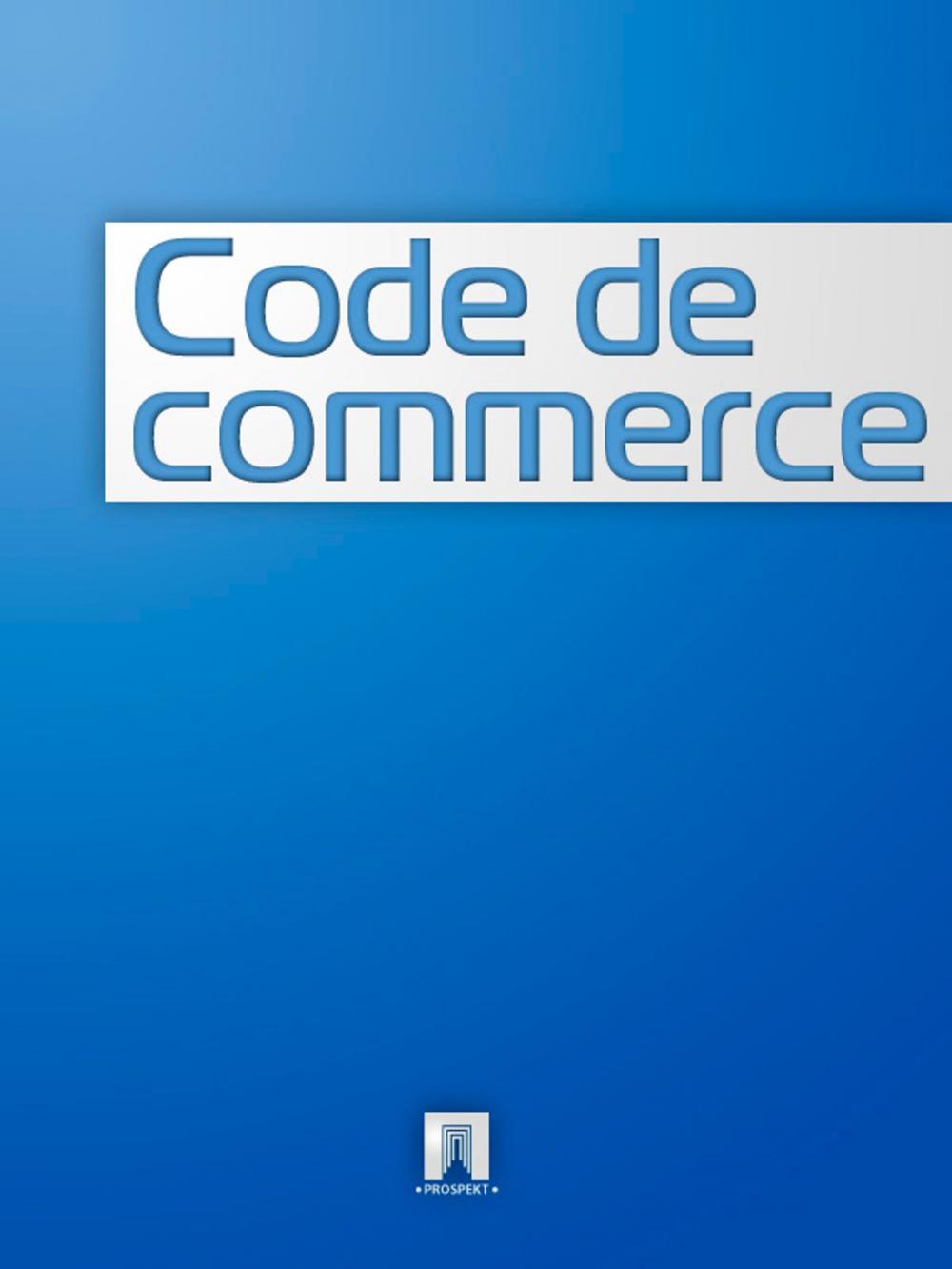 Big bigCover of Code de commerce