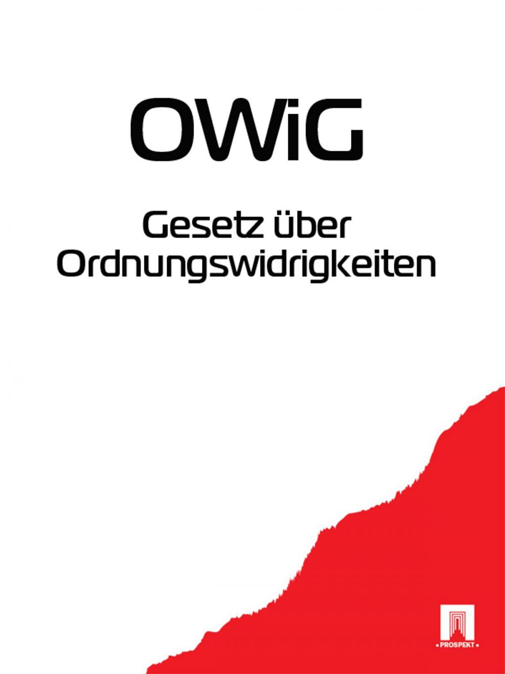 Big bigCover of Gesetz uber Ordnungswidrigkeiten OWiG