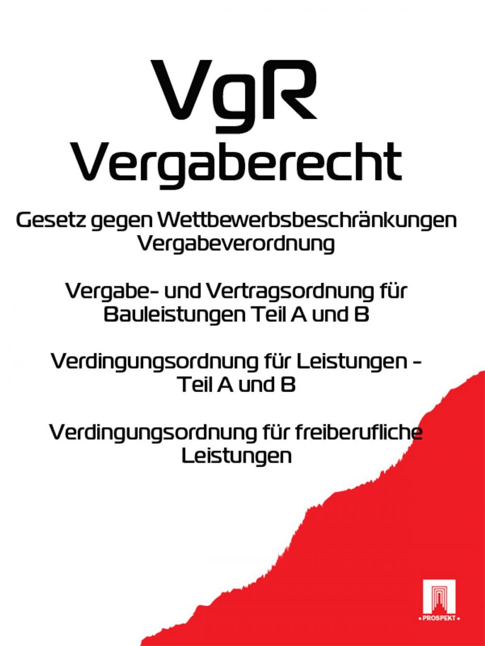 Big bigCover of Vergaberecht - VgR